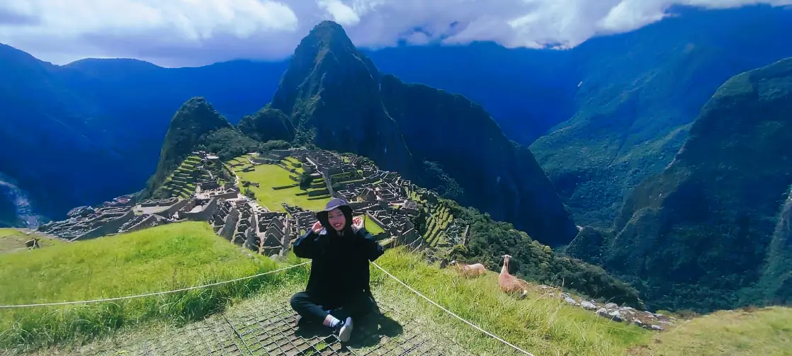 Historic Sanctuary of Machu Picchu Postal Photo From Circuit 2 Classic 2 landscape